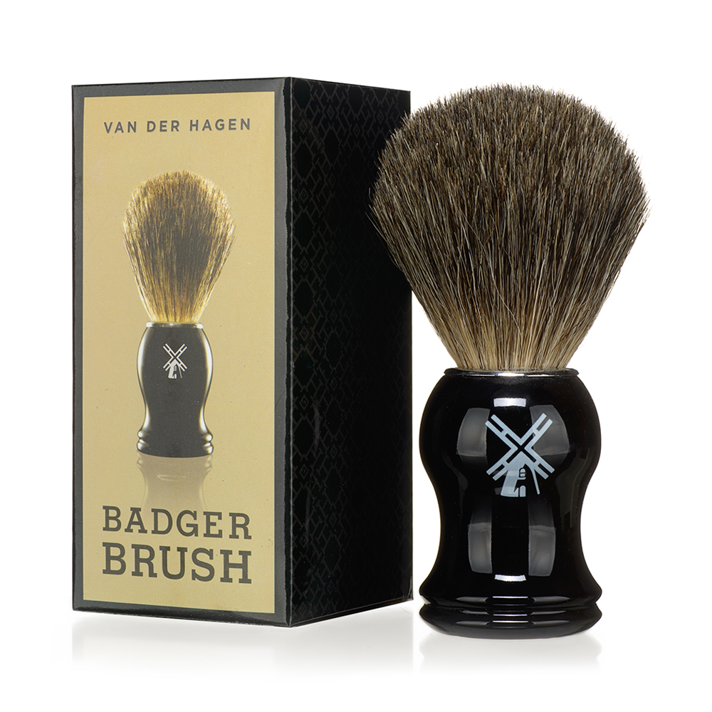 Vestlig karakter nakke Deluxe Badger Brush – Van Der Hagen